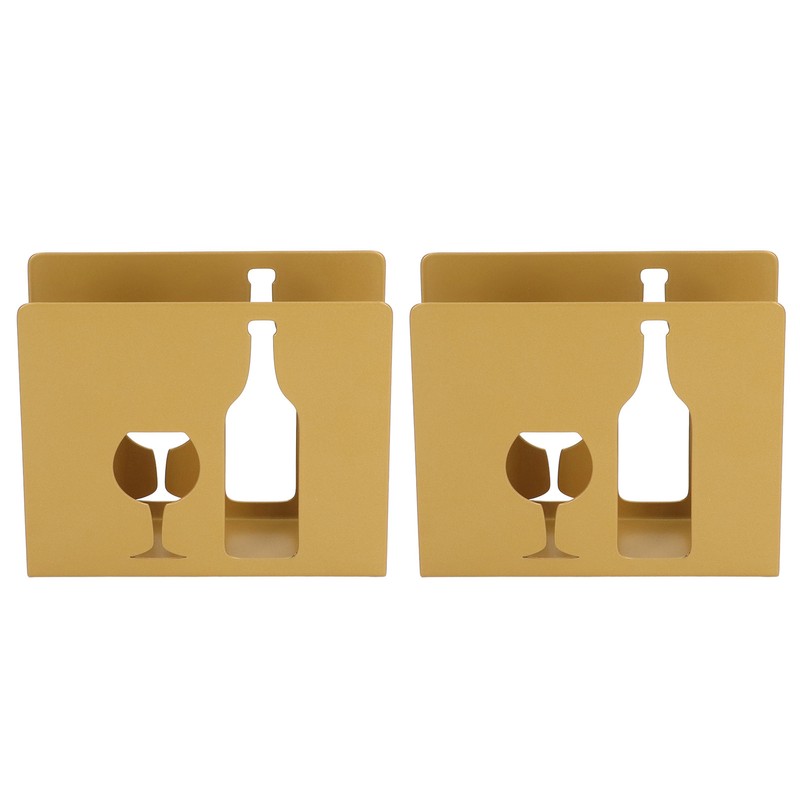 2pcs Stainless Steel Napkin Holder Freestanding Kitchen Restaurant Paper Napkin