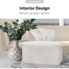 carrotez Tissue Box Cover, [Refined] Modern PU Leather Rectangular Tissue