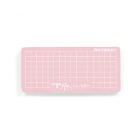 Craftelier - Magic Mat Magnetic Mini Cutting Mat for We R Mini Evolution | Ideal for Use with Your Die Cutting Machine and Very Convenient | Pink - Dimensions 16.4 x 7.5 cm