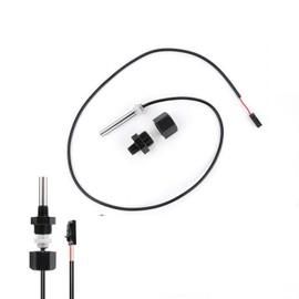 Dgqtrx Spa Temp Sensor Replacement for Spa M7 System 32016 30344 30042 30382,24" Dual Purpose Sensor/High Limit,1/4" Diameter,for Hot Tub Pool or Spa Parts,with Mounting Base and Cover (1 pcs)