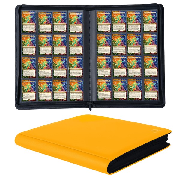 MORABTO Premium 1000+ Pockets Card Binder,16 Pockets Trading Card Binder