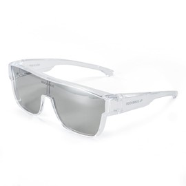 ROCKBROS Over-the-Glasses Sunglasses, Dimmable, UV400, CE Standard, Over Glasses, For Cycling, Driving, Fishing, Golf, Men's, Women's, Clear, Dimmable