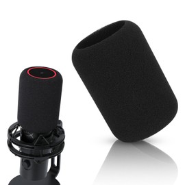 Mic Cover Foam for QuadCast 2 - Microphone Pop Filter Compatible with QuadCast 2 S USB Mic for Streaming, Blocks Out Plosives by YOUSHARES