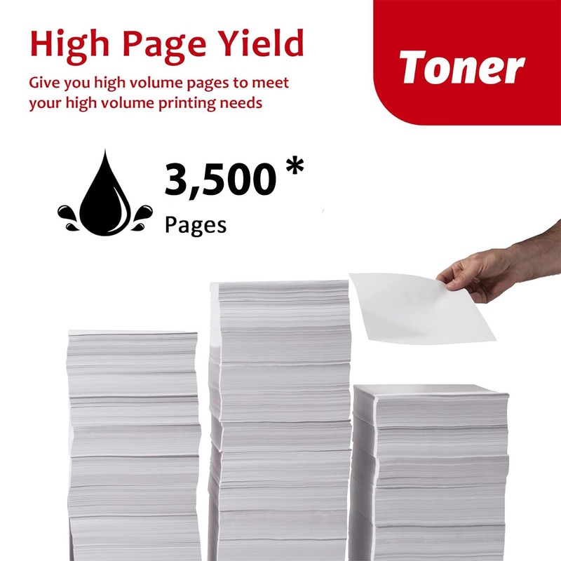 070 Black Toner Cartridge MF465dw Toner 2 Pack Replacement for