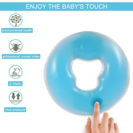 gelkissen massageliege kopf, Weiches Silikonkissen, Spa SchÃ¶nheitssalon Massage Kopfkissen, Overlay Gesichts Relax Kopf Wiegen Kissenpolster, geeignet fÃ¼r das Bett des SchÃ¶nheitssalons oder zu Hause(B