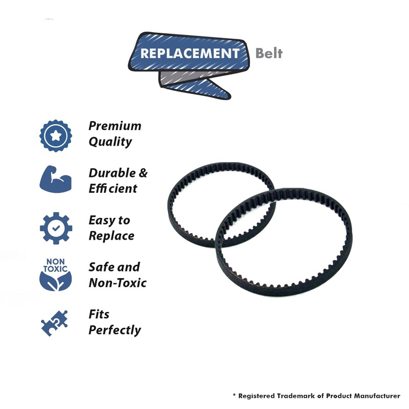 Replacement for Bissell Belt, Brush Belt for Powerlifter, ProHeat and