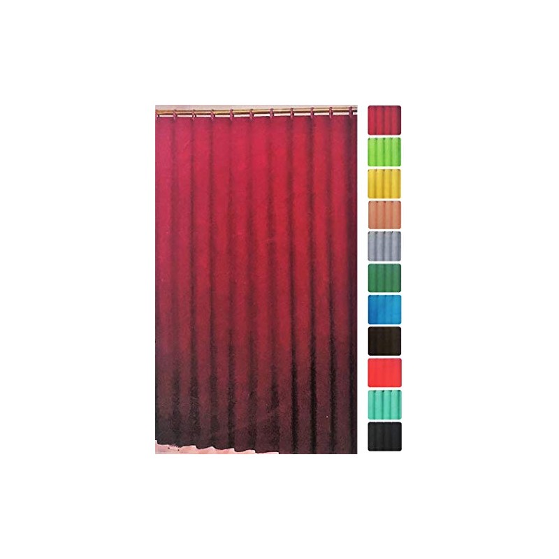Better Home Deluxe Heavy Weight Shower Curtain Liner (Burgundy)