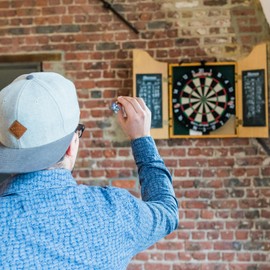 M METERXITY 6 Pack Slim Dart Flights - Arrow Pattern PET Dart Accessories, Apply to Darts Game/Party/Entertainment