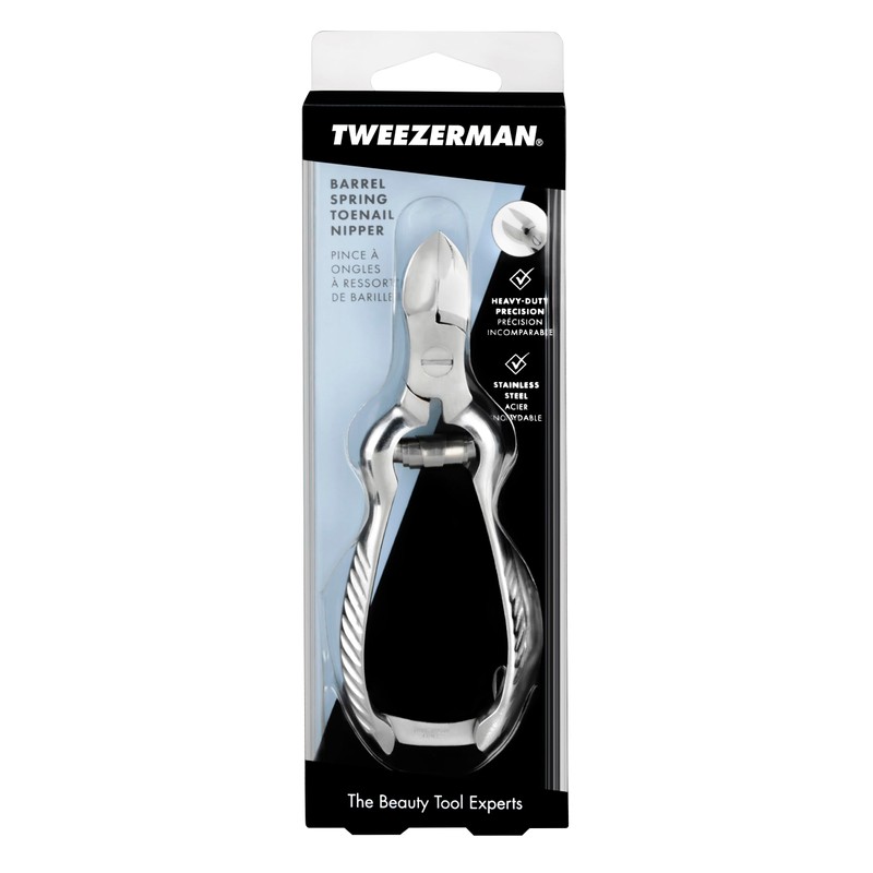 Tweezerman LTD Barrel Spring Toenail Nipper, Stainless Steel