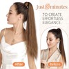 TESS Ponytail Extensions, Real Hair, 40 cm Long, 80 g,