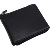 MARSHAL Mens Zip Around RFID Blocking Cowhide Leather Zipper Bifold