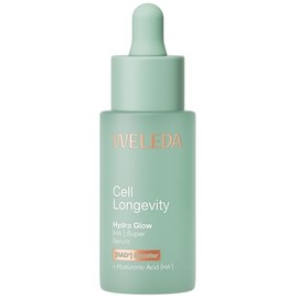 WELEDA Cell Longevity Hydra Glow [HA7] Super Serum - Face Care Serum with [NAD+] Booster & Hyaluronic Acid for 72 Hours of Moisture and a Healthy Glow (Natural Cosmetics, Vegan, 30 ml)