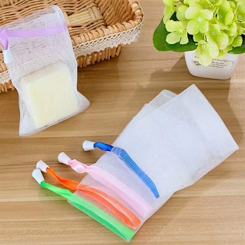 NITIUMI Whisk Net, Soap Net, Soap Bag, Whip, Mesh Material,