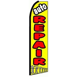 AUTO REPAIR X-Large Swooper Feather Flag