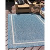 Unique Loom Outdoor Border Collection Area Rug - Soft Border