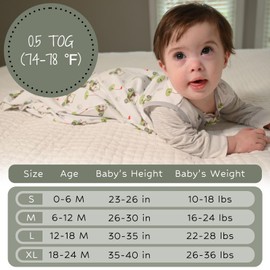 LollyBanks LollyBanks Sleep Sack, 100% Cotton Baby Sleep Sack, 0.5 TOG Sleep Sack Lightweight, 2-Way Zipper Toddler Sleep Sack Soft, 12-18 Months Newborn Sleep Sacks for Baby Boys and Girls (Golf Outfit)