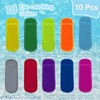 10 Colors Reusable Ice Pop Sleeves Anti-freezing No Drip (10