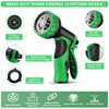 50ft Expandable Garden Hose with 10 Spray Patterns – Lightweight,