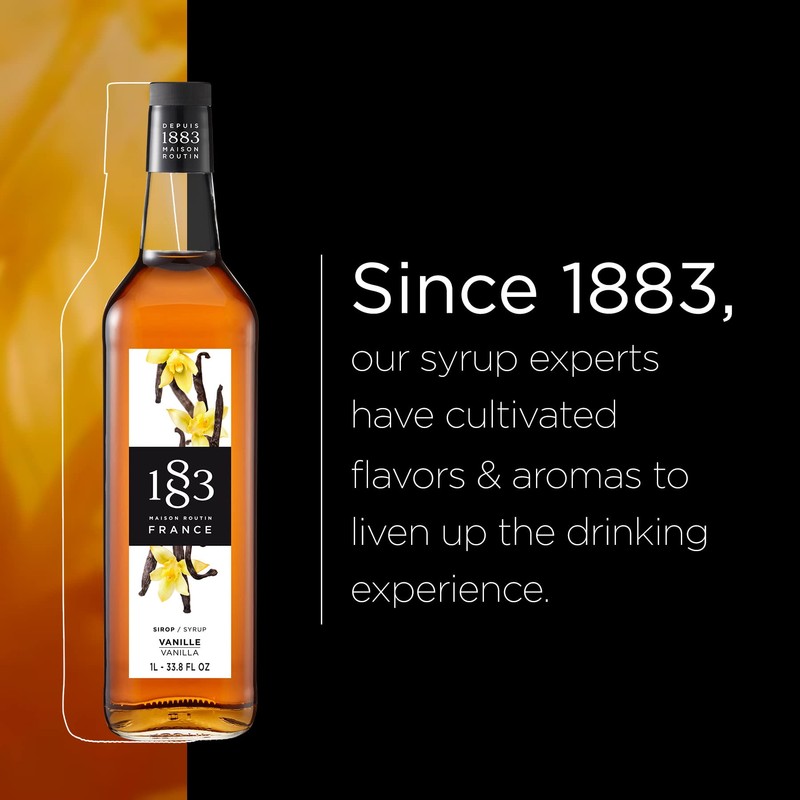 1883 Vanilla Syrup for Coffee and Drinks – Made in