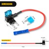 Nilight Fuse Holder Add-a-circuit Fuse TAP Adapter Mini ATM APM