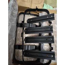 DVA Mechanics Heavy-Duty Steel Jerry Gas Can Holder with Mounting Brackets – Fits 5 Gallon / 20 Liter Cans – Secure Fuel Container Mount for Vehicles, Off-Roading, and Overlanding Adventures