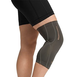 Tommie Copper Women's Performance Compression Knee Brace Sleeve - Medium Slate Grey