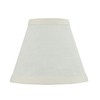 Aspen Creative 32110-2A, Hardback Empire Clip-On Chandelier Lamp Shade, Off-White,