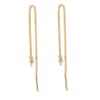 LGSY Minimalist Line Dangle Earrings Mount Fitting for DIY Pearl