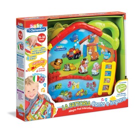 Clementoni 14989 La Fauernhof singt und lernt Ita Game Playset Erste Kindheit 871, Mehrfarbig, 3