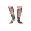 Lymphedivas Roller Disco Medical Graduated Compression Sock Pair 20-30mmHg (Short