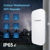New Outdoor WiFi Extender，IP65 Weatherproof，WiFi Booster and Signal Amplifier，Outdoor WiFi