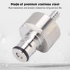 2PCS Stainless Steel Carbonation Cap Forced Carbonation PET Bottle Filling
