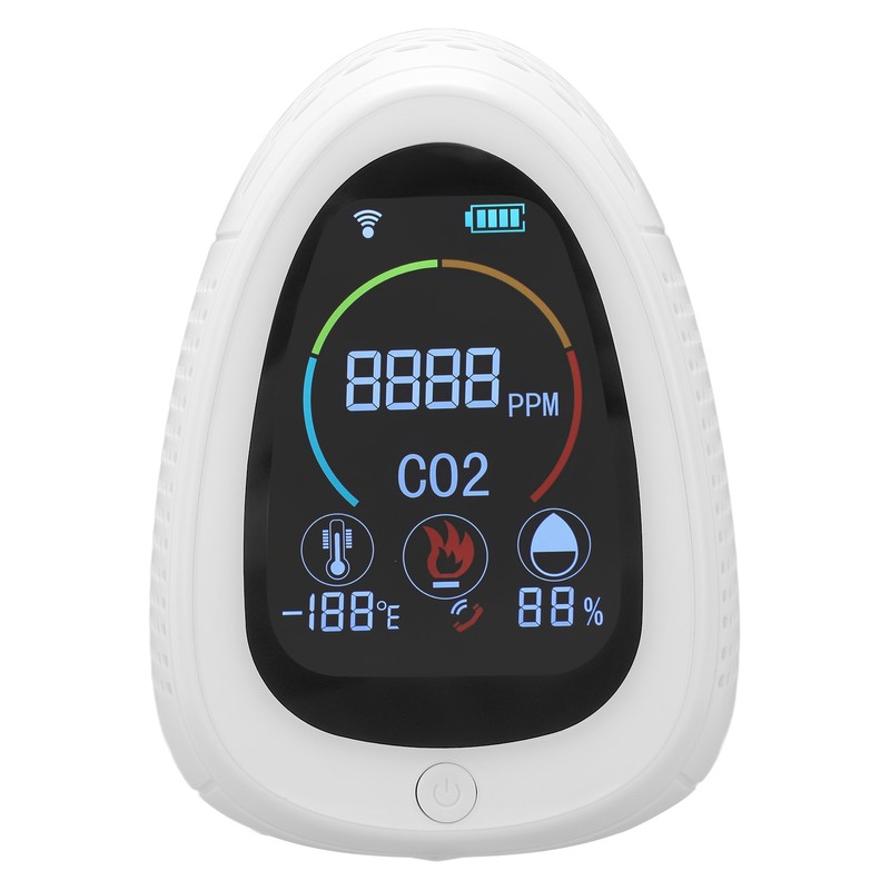 Carbon Dioxide Detector Intelligent WIFI Connect Carbon Dioxide Smoke Alarm