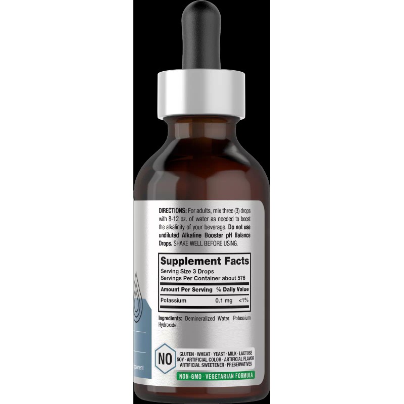 Horbäach Alkaline Booster Drops | 2 FL Oz | pH