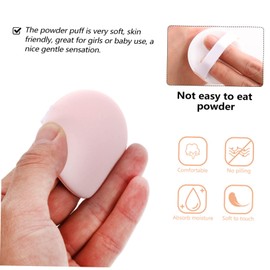 Baluue 12pcs Round Dry-Wet Powder Applicators Makeup Sponge for Face Concealer Velour Applicators for Skin Types for Foundation Blending and Touch-Ups