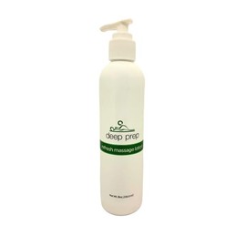 Deep Prep Refresh Massage Lotion & Cream – Hydrating & Non-Greasy 8 oz. Lotion for Invigorating, Full-Body & Swedish Massage