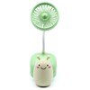 Ennotek Cute Animal Table Top Yellow Fan USB-C, Fun Office
