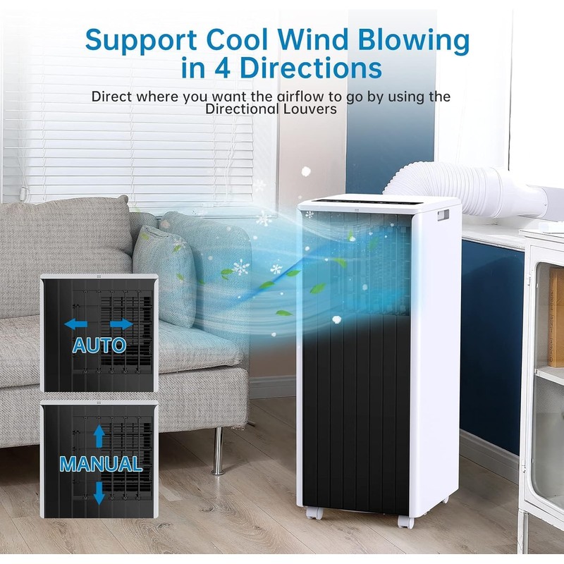 Portable Air Conditioners, 8000 BTU Portable AC Unit with Remote
