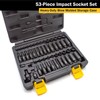 Titan 46053 1/4-Inch Drive SAE & Metric Impact Socket Set