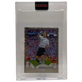 MIROSLAV KLOSE  LEGENDS Panini  FIFA  2018  W/C  Sticker #681 FOIL Black BACK