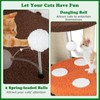PETSITE Mushroom Cat Tree, 57.5 Inches Tall Multi-Level Cat Tower