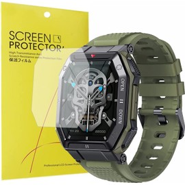 Blueshaweu Compatible for LIGE Smart watch 1.85" Screen Protector, [6 Pack] Full Coverage TPU Clear Film Compatible with LIGE K55 Smart watch 1.85 Inch (6 pack)