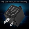 SOULONG LED Flasher Relay 12V 3 Pin Adjustable Speed Turn
