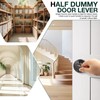 GOBEKOR 6 Pack Dummy Door Handles Oil Rubbed Bronze Right-Handed