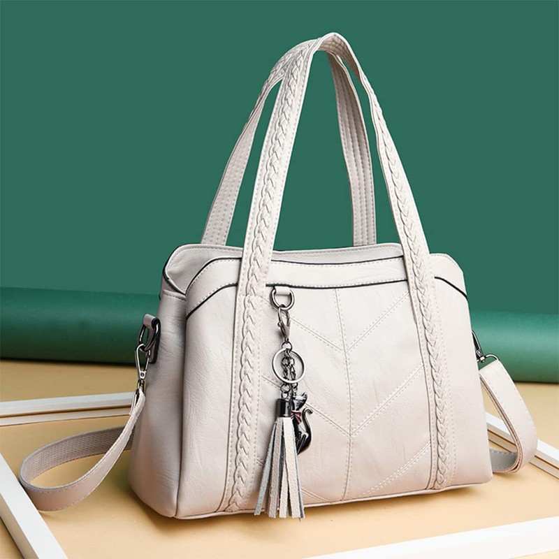 Coolives Women's Hobo Shoulder Bag with Shoulder Strap PU Leather