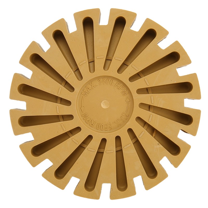 4in Removing Rubber Eraser Wheel Round Fan Blade Electric Hand