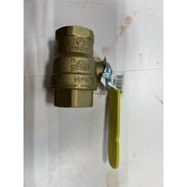 FNW 1" /BALL VALVE/ 600 /# WOG BRASS/ FULL PORT /THREADED NPT NOS /FNW410AG