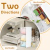 DIBALIYI 1PCS Plastic Tea Box, Clear Lid Tea Bag Storage,