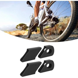 Protector de Manivela de Bicicleta Protección de Manivela Protector de Manivela de Bicicleta, 4 Piezas de Silicona Universal Bielas Protección de Arranque Accesorio de Bicicleta