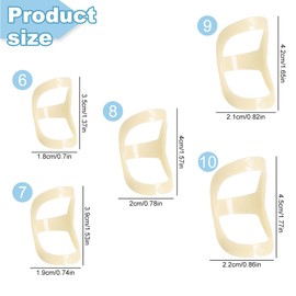 Fingerschiene, 5 Stück, Unterstützung und Schutz bei Arthritis, für Arthritis Sehnenscheidenentzündung, Schmerzen, Fingerschutz für Zeigefinger,Mittelfinger, Ringfinger，Finger Schiene Orthese